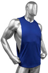 Cutout Muscle Shirt Tank - Royal Blue-Port and Company-ABC Underwear