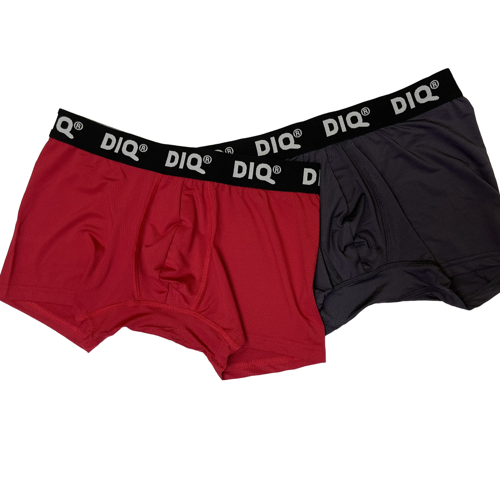 DIQ Sport Boxer Brief Underwear for Men - Mesh 2 Pack