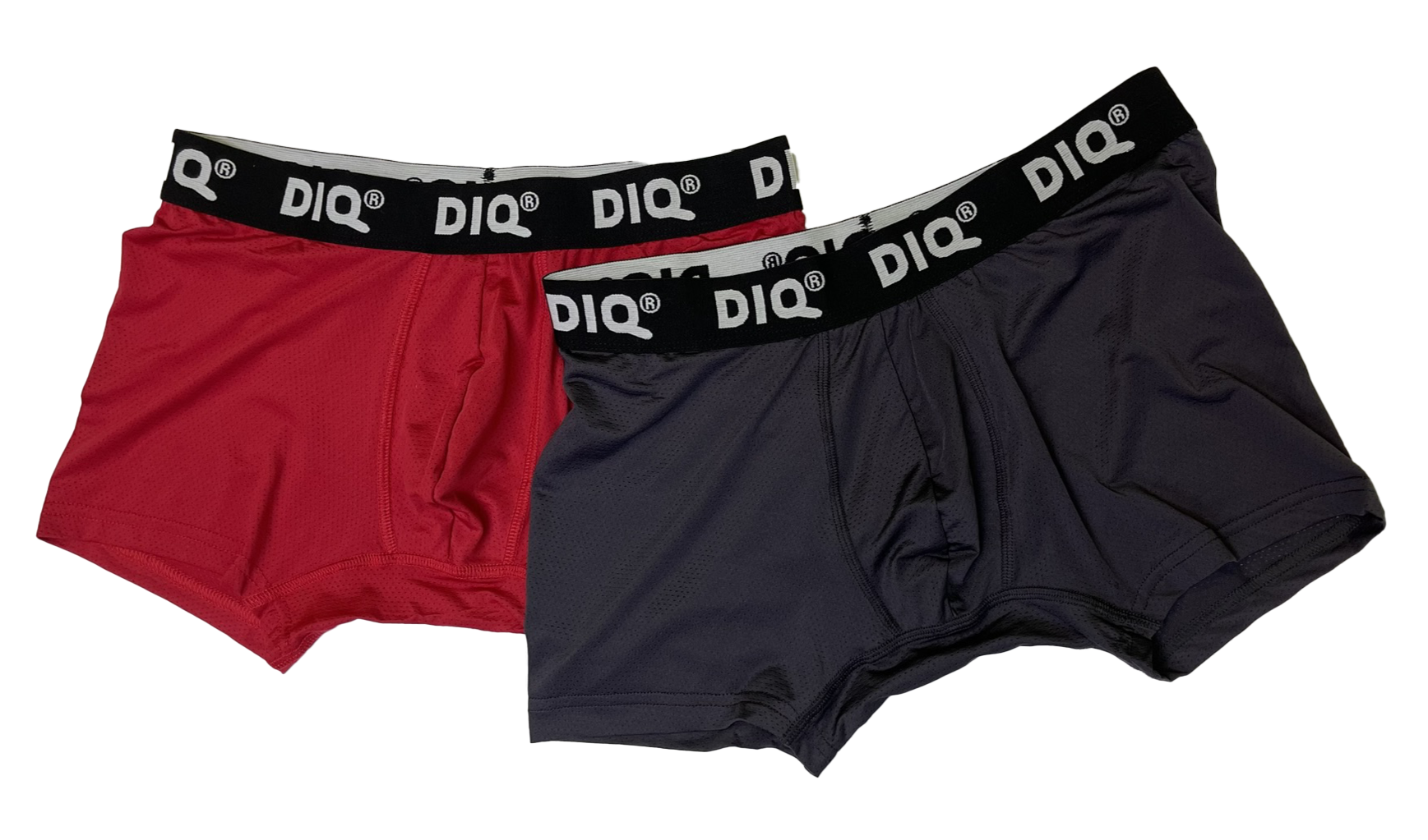 DIQ Sport Boxer Brief Underwear for Men - Mesh 2 Pack