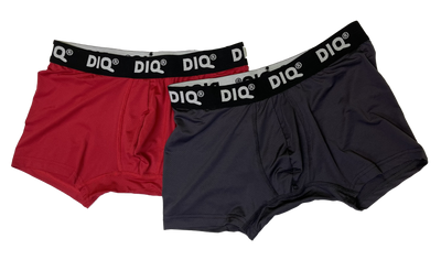 DIQ Sport Boxer Brief Underwear for Men - Mesh 2 Pack