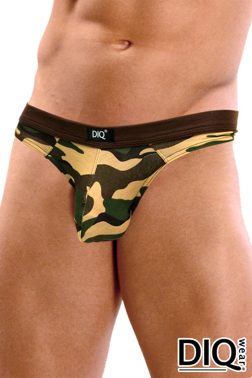 DIQ ® Commander Camo Thong for Men - Premium Underwear Choice