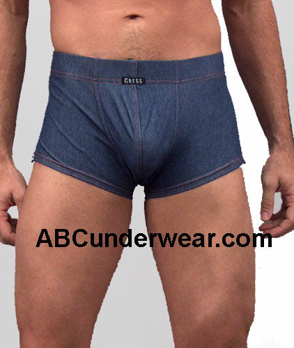 Denim Look Biker Short