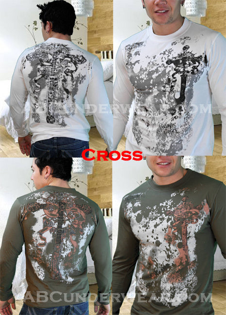 Designer Long Sleeve Mens Shirts - Clearance
