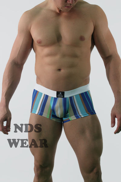 Designer Men's Stripe Trunk - Clearance-NDS Wear-ABC Underwear