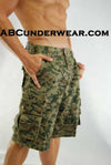 Digital Camo Cargo Shorts - 28" Clearance-ABCunderwear.com-ABC Underwear