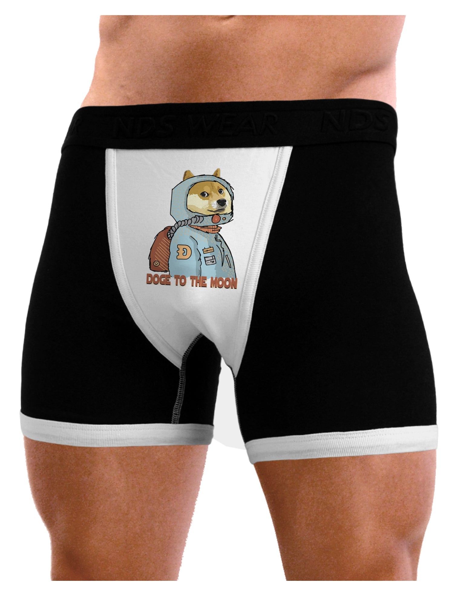 Doge to the Moon Mens NDS Wear Boxer Brief Underwear