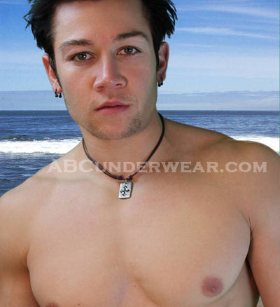 Double Cord Cross Necklace Choker