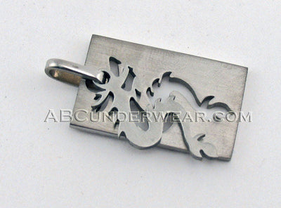 Dragon Dog Tag Necklace