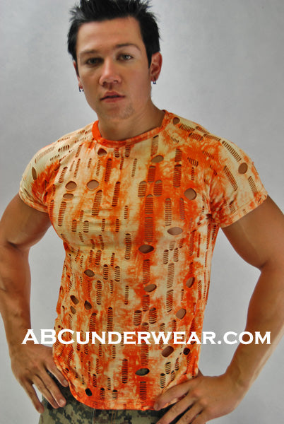 Elee T shirt with holes