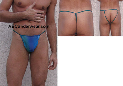 Elegant Blue Gradient G-String for Women