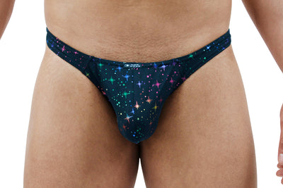 Elegant Evening Men's Thong with a Touch of Sparkle