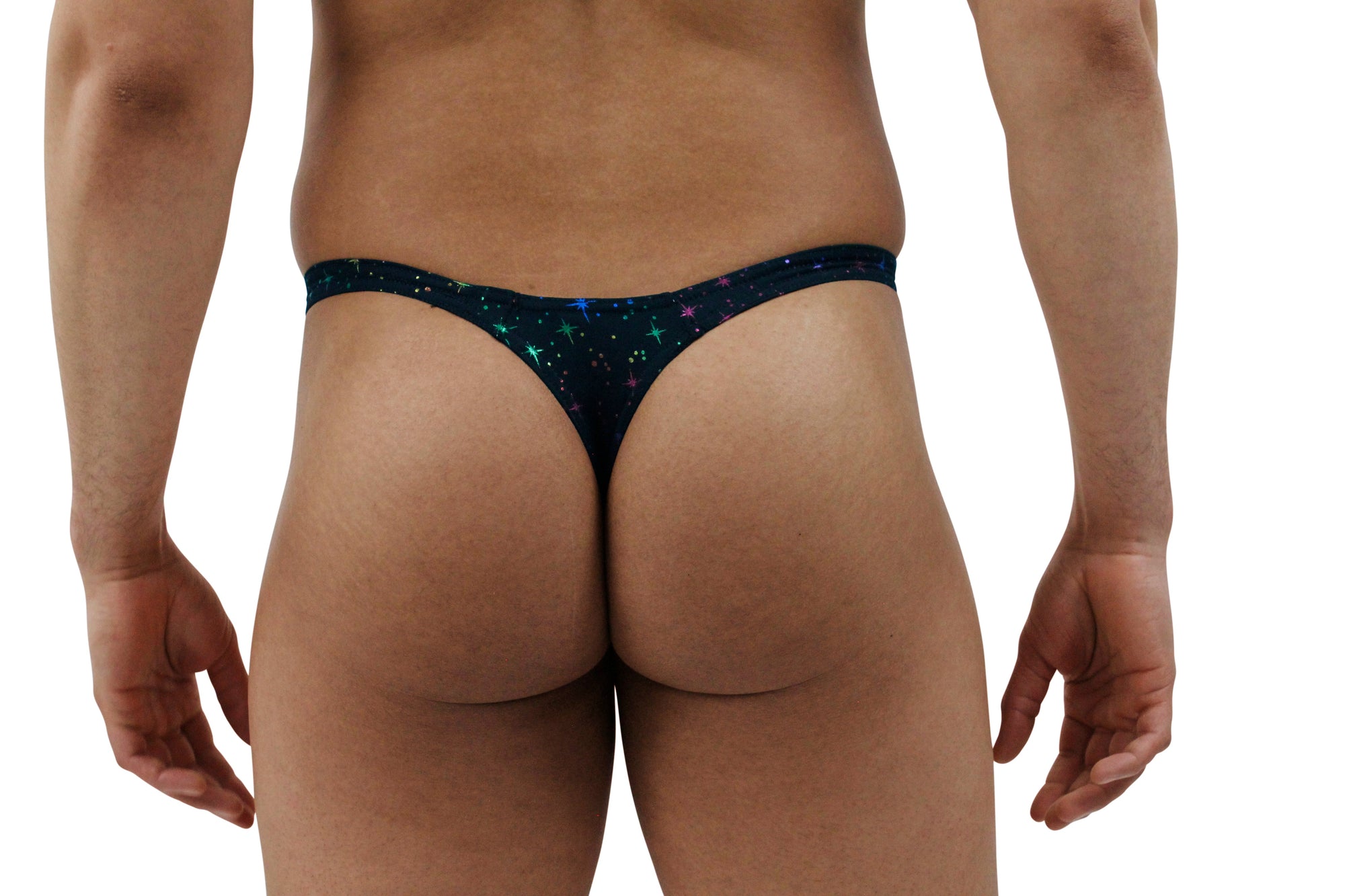 Elegant Evening Men's Thong with a Touch of Sparkle