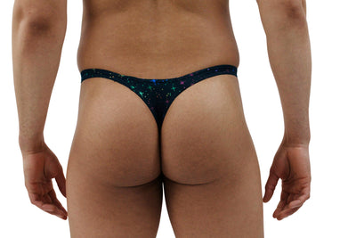 Elegant Evening Men's Thong with a Touch of Sparkle