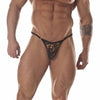 Elegant Metallic Tiger String Thong for a Luxurious and Sensual Experience-NDS Wear-ABC Underwear