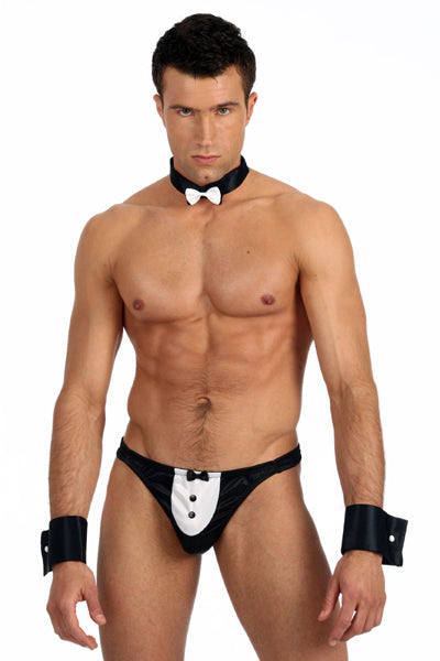 Elegant Tuxedo with Tails Thong by Gregg Home