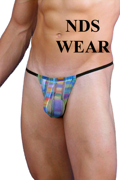 Elegant and Versatile Sheer Multi-Graphic Posing Strap G-String-NDS Wear-ABC Underwear
