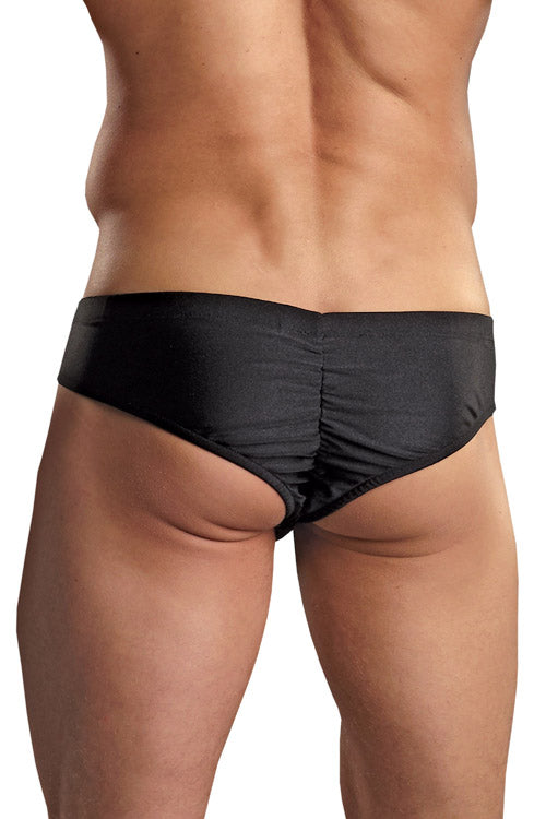 Euro Male Spandex Pouch Butt Contour Brief Underwear - Black - ABC Underwear