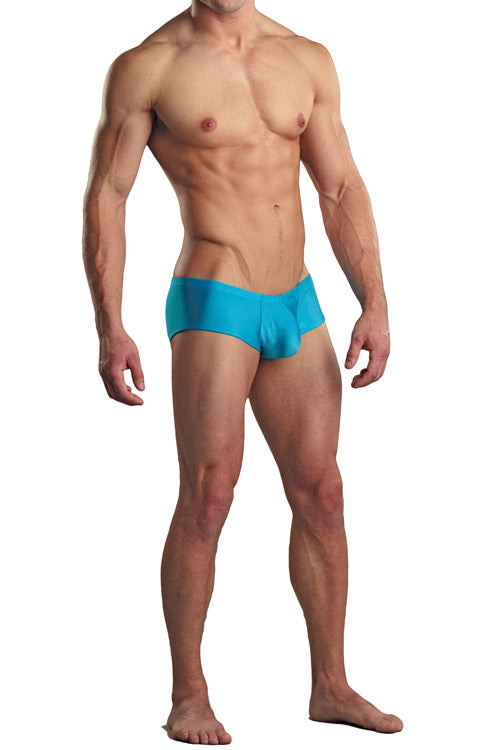 Euro Male Spandex Pouch Trunk Underwear - Turquoise