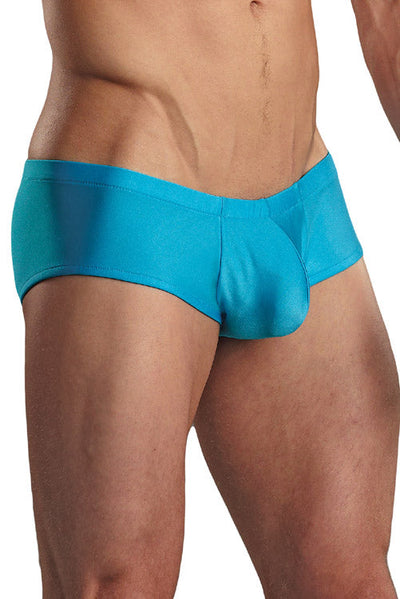 Euro Male Spandex Pouch Trunk Underwear - Turquoise-Male Power-ABC Underwear