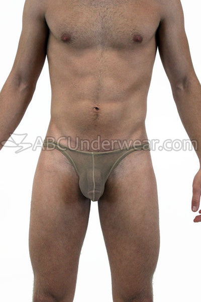 Exhibitionist Nude Sheer Flesh Tone Mens Bikini