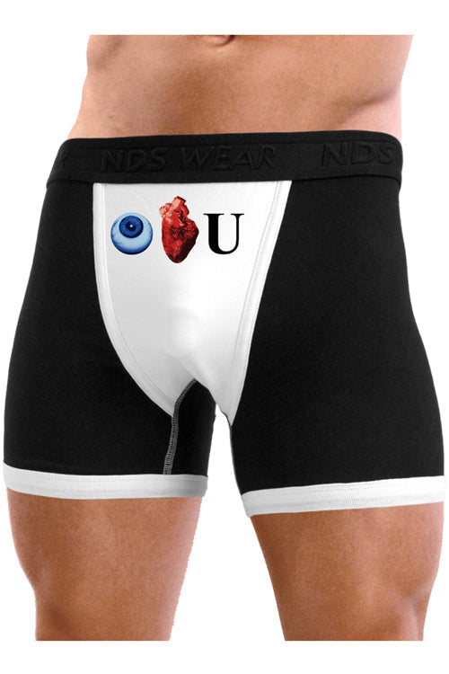 Eye Heart U - Mens Boxer Brief Underwear