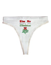 Festive Christmas Women's Thong Underwear for a Memorable Holiday Season-TooLoud-ABC Underwear