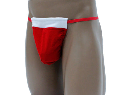 Festive Men's Santa Posing Strap: Elevate Your Christmas Style with a Stylish G-String-NDS Wear-ABC Underwear