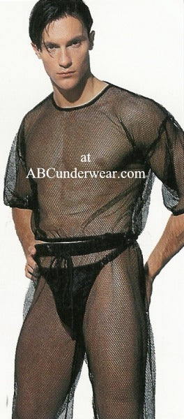 Fishnet T-shirt - White Clearance