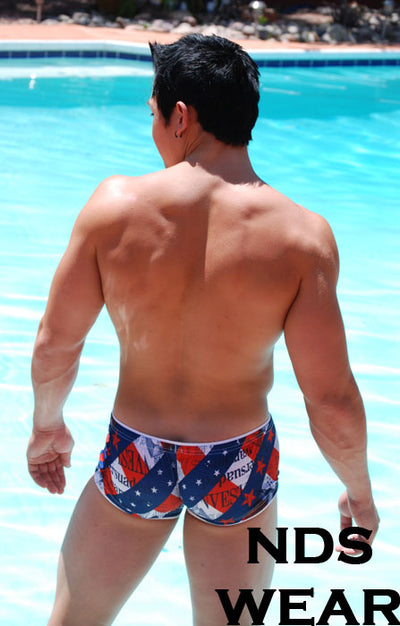 Flag News Hot Short Swimsuit
