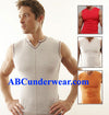GO Sleeveless V-Tee Mens Clearance-go softwear-ABC Underwear
