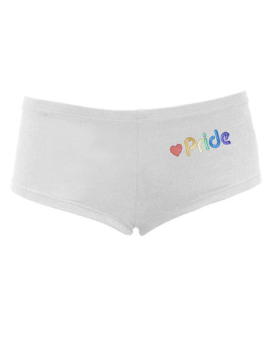 Gay Pride Rainbow Women's Boyshorts Booty Short