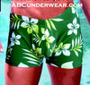Green Leaf Swim Short -Closeout-Male Power-ABC Underwear