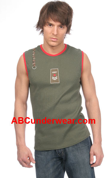 Gregg Homme Army Muscle Shirt - Closeout