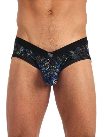 Gregg Homme Blue Leopard Briefs
