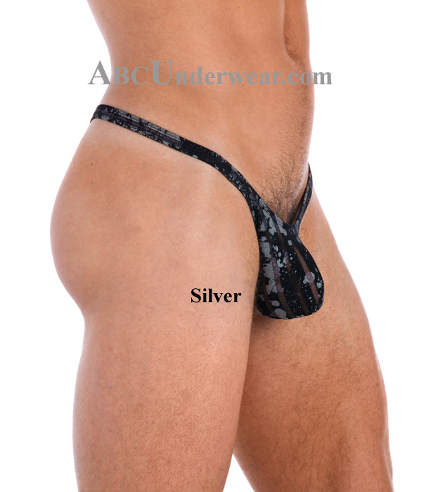 Gregg Homme Glam Thong - Limited Stock Extra Large Silver