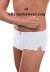 Gregg Ring Biker Short White Large - Closeout-Gregg Homme-ABC Underwear