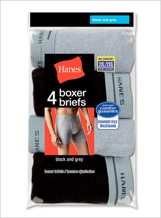 Hanes 2XL Boxer Brief 4 Pack