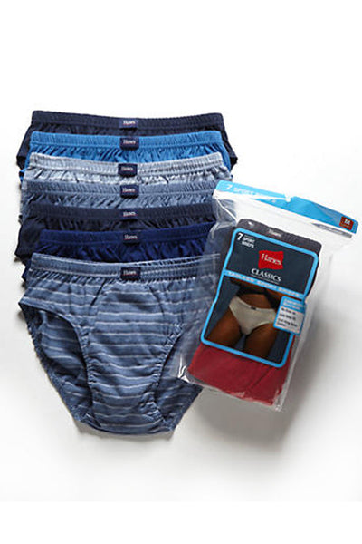 Hanes Tagless Cotton Sport Brief - Assorted 7 Pack-Hanes-ABC Underwear