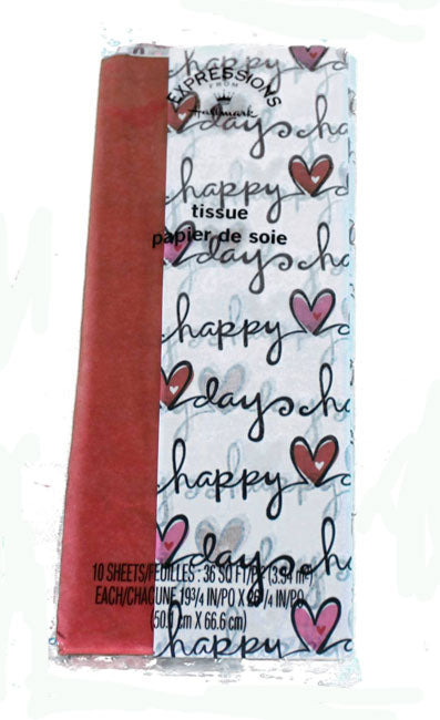 Happy "Heart" Day Tissue Paper