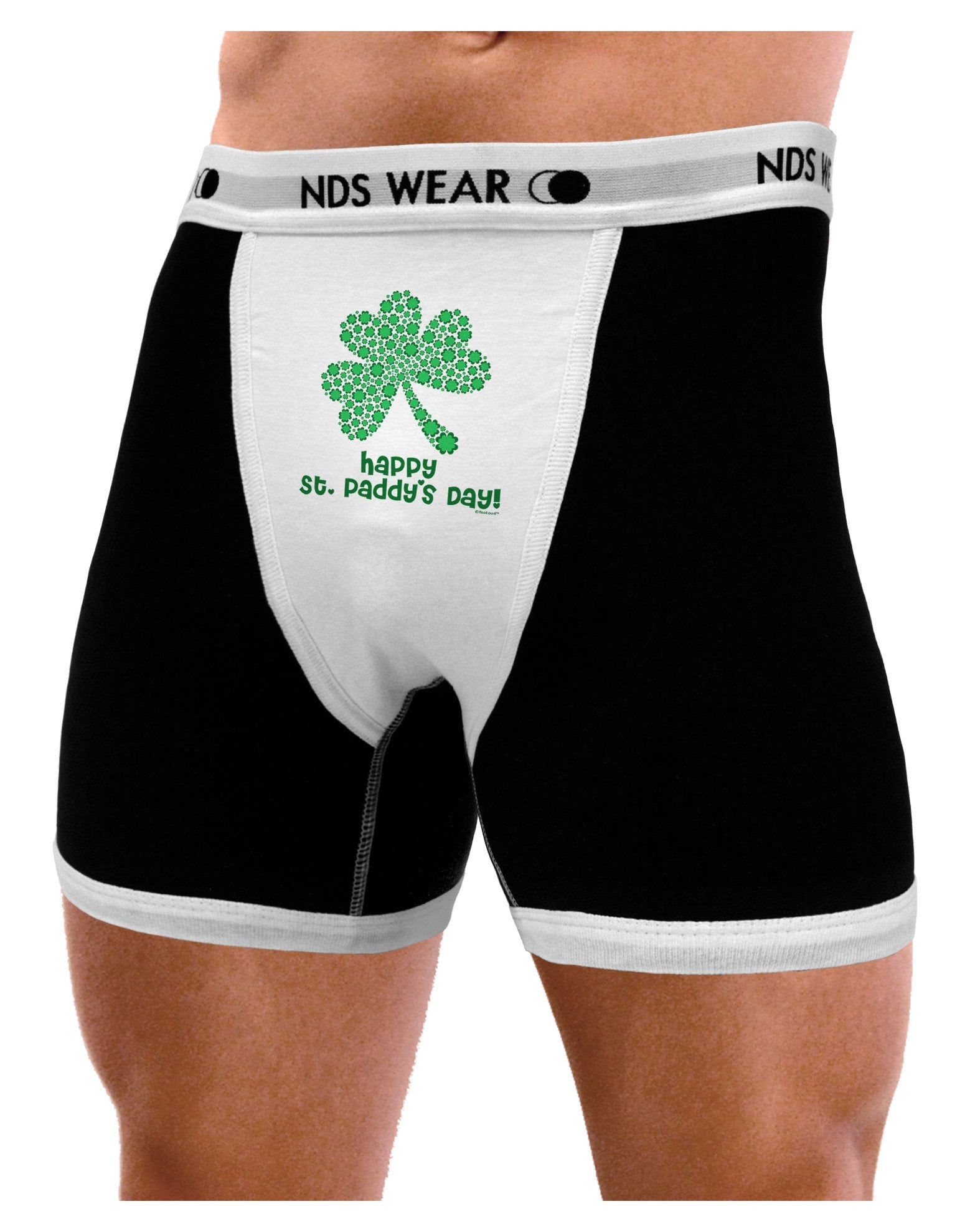Happy St. Paddy's Day Shamrock Design Mens NDS Wear Boxer Brief Underwear
