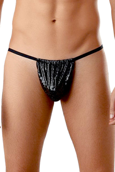 Hologram Textured Illusion Mens G-String Posing Strap