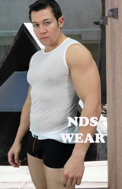 Italian Design Sheer Men's Shirt