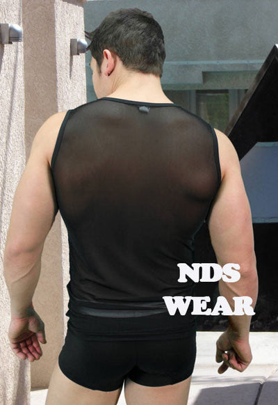 Italian Design Sheer Men's Shirt