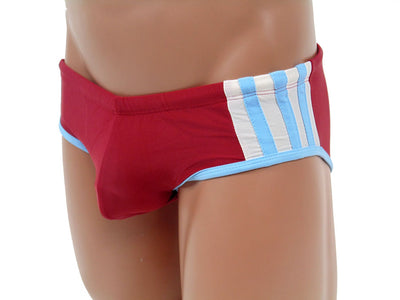 Jocko Jay Tri-Stripe Racer Mens Swim -Closeout