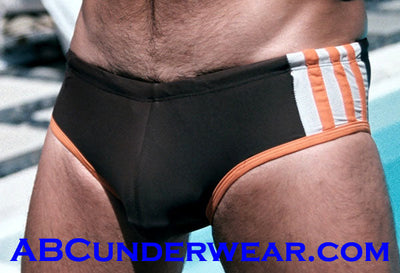 Jocko Jay Tri-Stripe Racer Mens Swim -Closeout