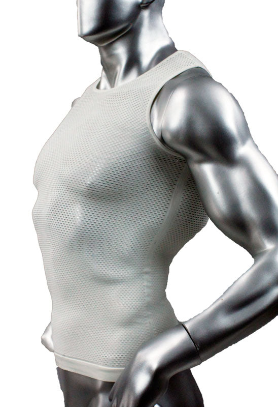 Jocko Mesh Mens Tank Top - Bobby's - White - Closeout