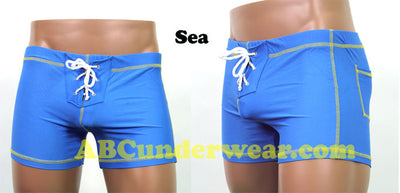 Jocko Randall Contrast Stitch Swimwear -Closeout