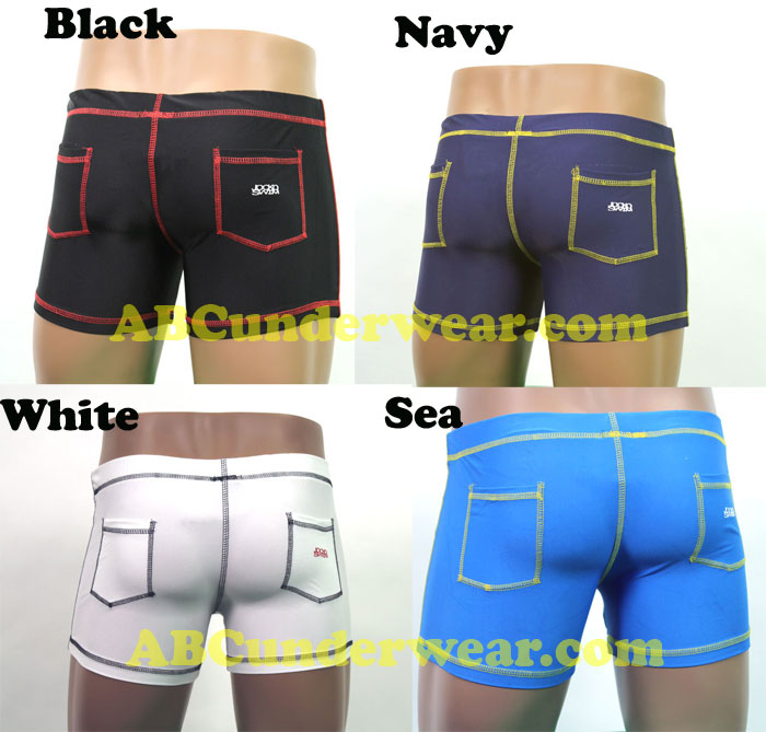 Jocko Randall Contrast Stitch Swimwear -Closeout