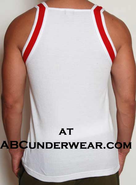 Jocko Terrence Thermal Square Neck Tank Top - Closeout