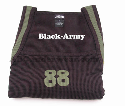 Jocko Terrence Thermal Square Neck Tank Top - Closeout